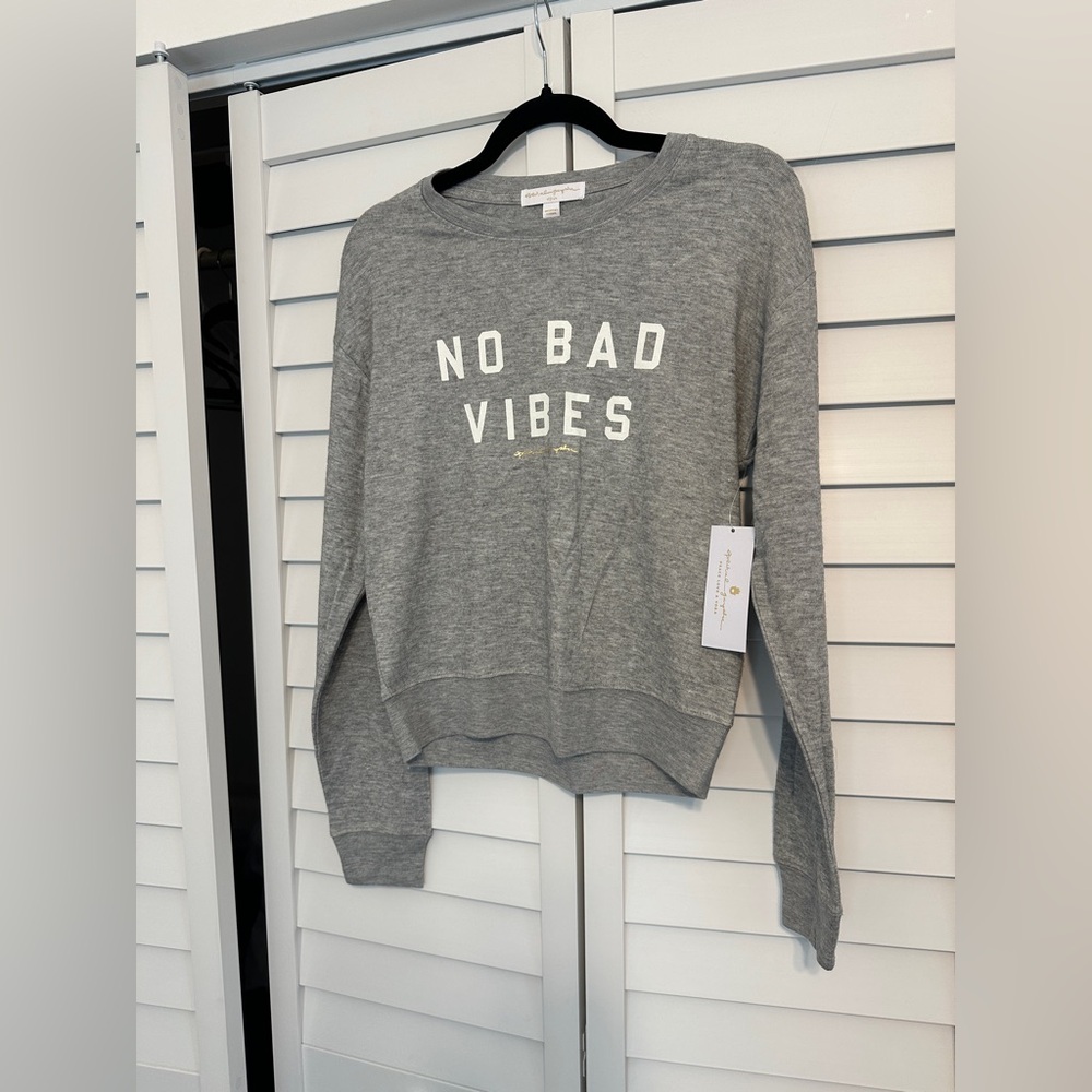 New - Spiritual Gangster Sweater No Bad Vibes - new with tags - size M